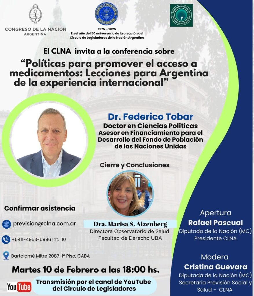 ACCESO A MEDICAMENTOS: SUMATE A UNA CONFERENCIA CLAVE SOBRE LA SALUD EN ARGENTINA