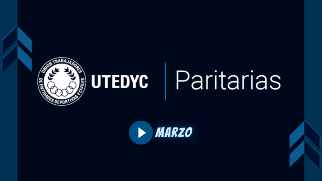NUEVO ACUERDO CON UTEDYC QUE ACTUALIZA LA ESCALA SALARIAL A PARTIR DE MARZO DEL 2026